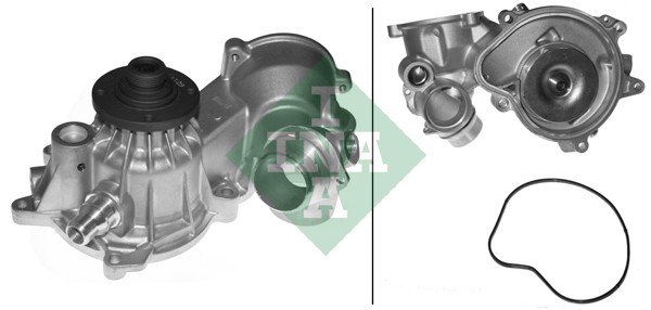 Помпа води BMW 7 (E65/E66/E67) 735i,Li/745i,Li/760i/760i,Li 01-09 N62/N73 INA 538 0184 10