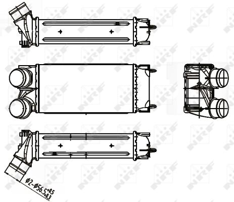 Интеркулер THERMOTEC арт. 30191