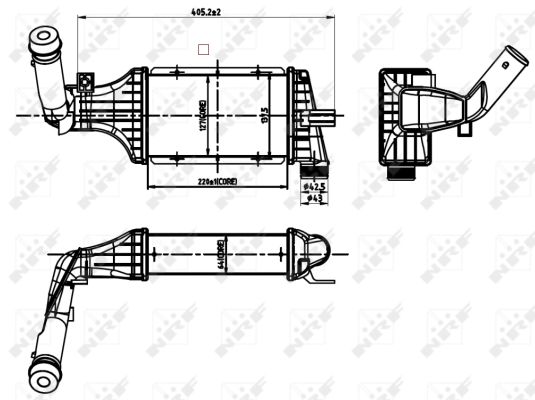 Интеркулер NISSENS арт. 30427