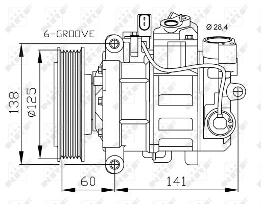 Компрессор кондиционера AVA QUALITY COOLING арт. 32512