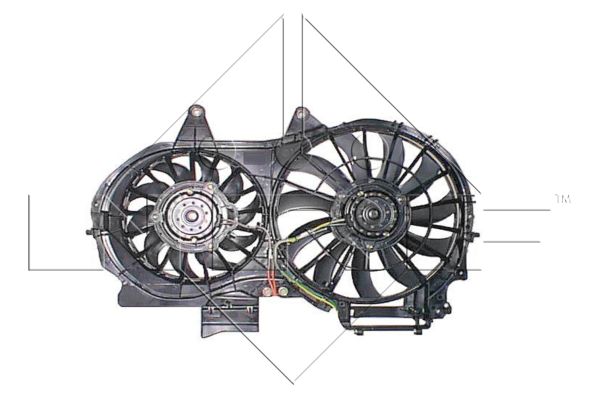 Вентилятор охлаждения двигателя NISSENS арт. 47205