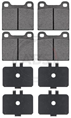 Тормозные колодки передние дисковые LPR арт. 36009