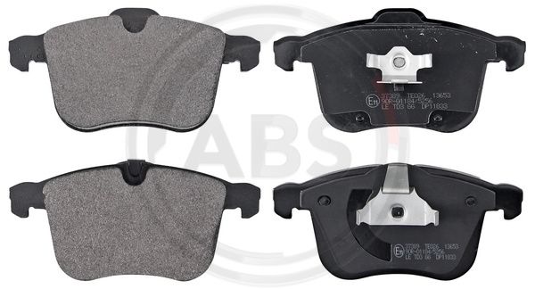 Тормозные колодки перед. Opel Vectra C 02- (ATE) ABE арт. 37389