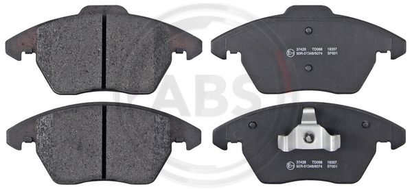 Тормозные колодки перед. Citroen C4/Peugeot 207/208/307/308/Jetta IV 07- FERODO арт. 37429