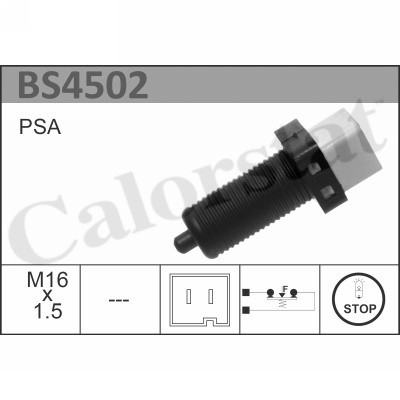 Выключатель фонаря сигнала торможения FAE арт. BS4502