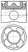 Поршень NÜRAL 87-126007-10