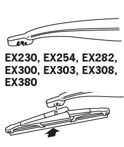 Щетка стеклоочистителя SWF арт. EX282