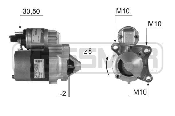 Стартер MITSUBISHI арт. 220399A