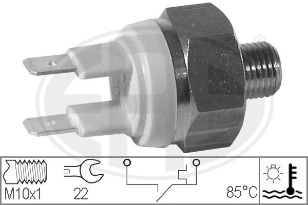 термовыключатель, сигнальная лампа охлаждающей жидкости FACET арт. 330159