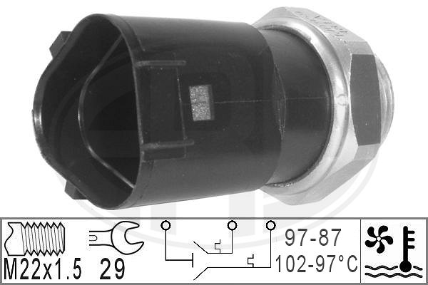 Датчик включения вентилятора METZGER арт. 330230