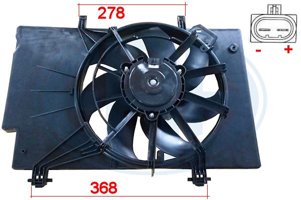 Вентилятор охлаждения двигателя NRF арт. 352008