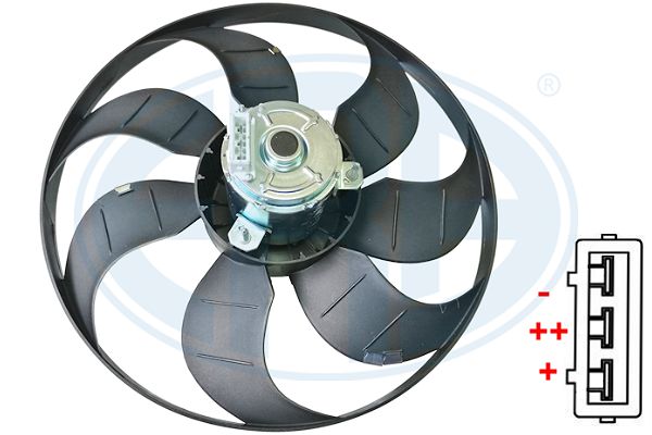 Вентилятор охлаждения двигателя NRF арт. 352065