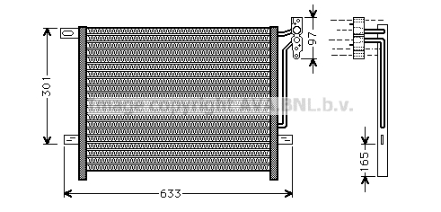 Радиатор кондиционера NISSENS арт. BW5203