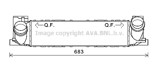 Интеркулер NRF арт. BWA4464