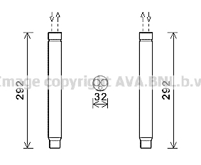 Осушитель кондиционера AVA QUALITY COOLING BWD445