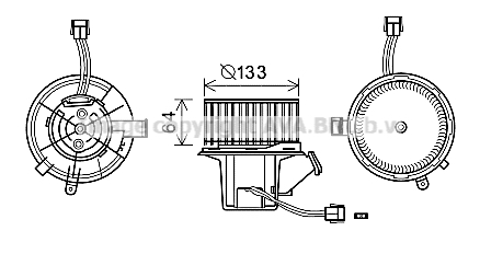 Вентилятор салона NISSENS арт. MS8640