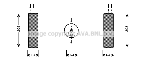 Осушитель кондиционера NISSENS арт. MSD053