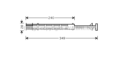 Осушитель кондиционера NISSENS арт. MSD358