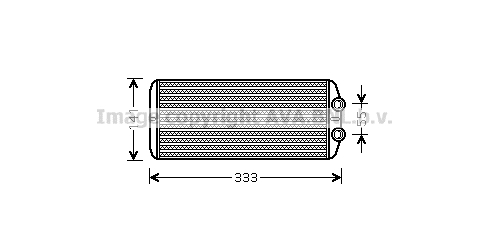 Радиатор печки NRF арт. PEA6312