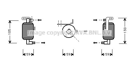 Осушитель кондиционера AVA QUALITY COOLING PED195