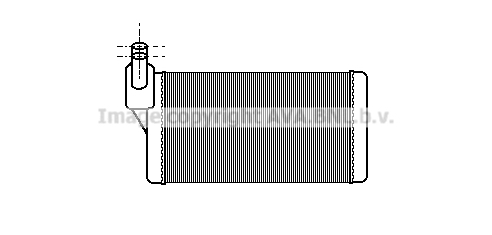 Радиатор печки THERMOTEC арт. VN6097