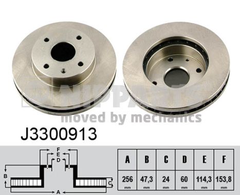 Тормозной диск BOSCH арт. J3300913