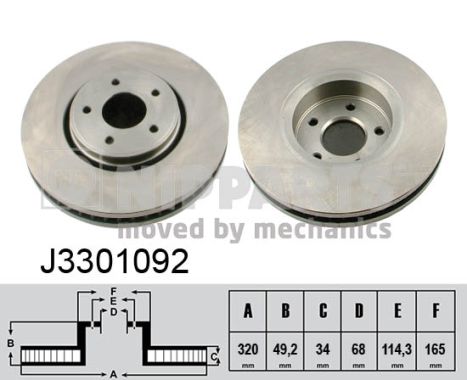 Тормозной диск REMSA арт. J3301092