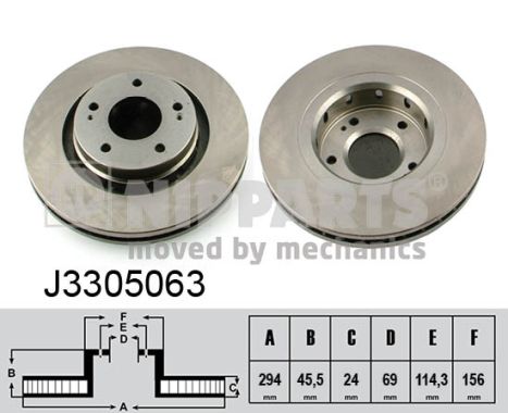 Тормозной диск MEYLE арт. J3305063