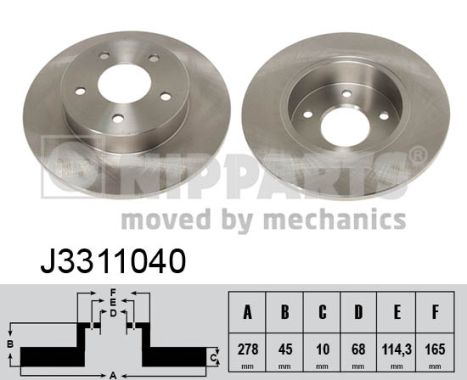 Тормозной диск NISSAN арт. J3311040