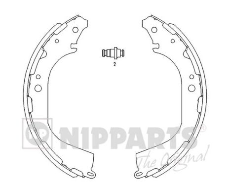 Гальмівні колодки BOSCH арт. J3501045
