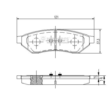 Гальмівні колодки BOSCH арт. J3610902