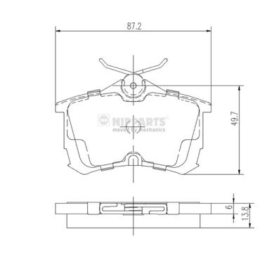 Гальмівні колодки DELPHI арт. J3614015