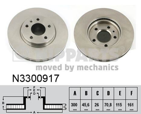 Тормозной диск BOSCH арт. N3300917