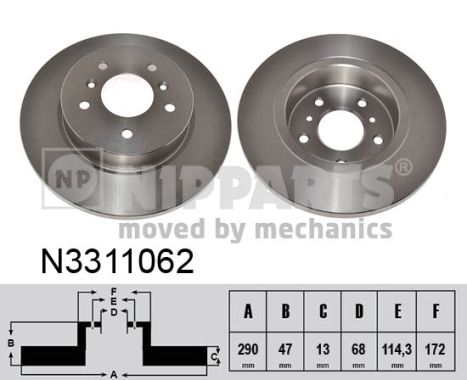 Тормозной диск TEXTAR арт. N3311062