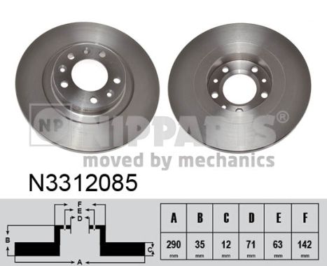 Тормозной диск BOSCH арт. N3312085