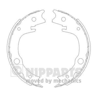 Колодки тормозные барабанные MEYLE арт. N3502086