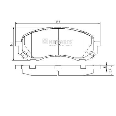 Тормозные колодки дисковые BREMBO арт. N3607023