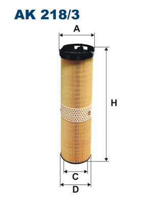 Воздушный фильтр WIX FILTERS арт. AK2183