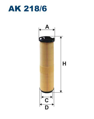 Воздушный фильтр BOSCH арт. AK2186
