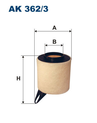 Фільтр повітря MANN-FILTER арт. AK3623
