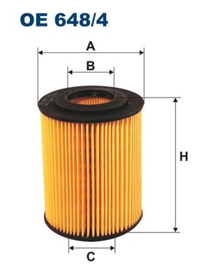 Масляный фильтр MANN-FILTER арт. OE6484