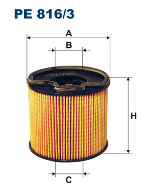 Топливный фильтр KNECHT арт. PE8163