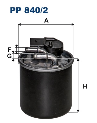 Топливный фильтр BOSCH арт. PP8402