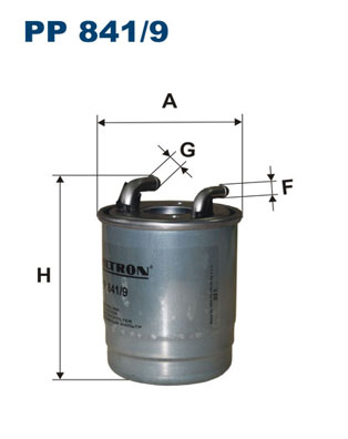 Фільтр палива PURFLUX арт. PP8419