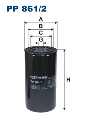 Топливный фильтр MANN-FILTER арт. PP8612