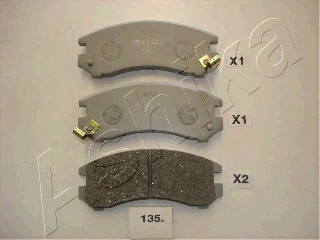 Тормозные колодки передние дисковые REMSA арт. 50-01-135