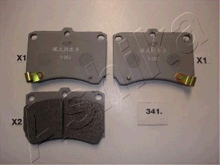 Тормозные колодки дисковые LPR арт. 50-03-341
