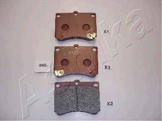Тормозные колодки передние дисковые LPR арт. 50-03-342
