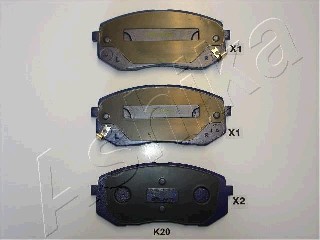 Тормозные колодки дисковые BLUE PRINT арт. 50-0K-K20
