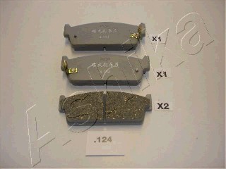 Тормозные колодки задние дисковые FERODO арт. 51-01-124